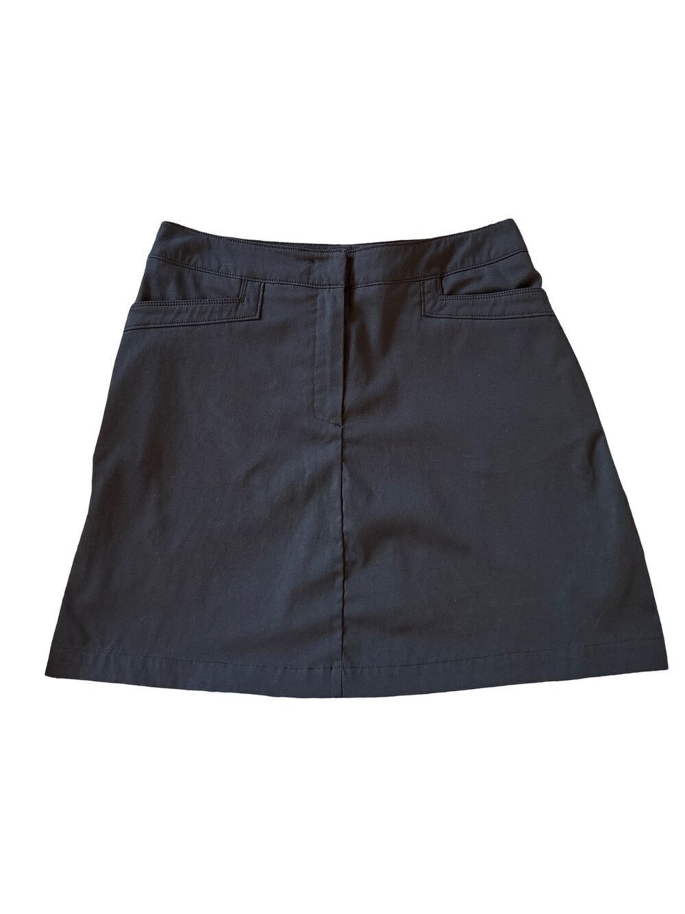 Tail Women's Black Polyester Blend Zipper Close Skort Size 8